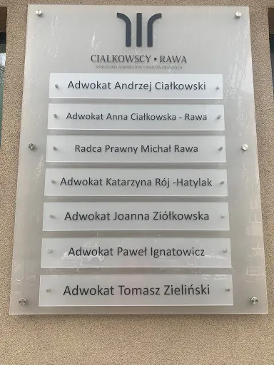 Kancelaria Adwokatów i Radców Prawnych Ciałkowscy-Rawa s.c.